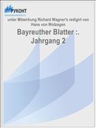 Bayreuther Blatter :. Jahrgang 2