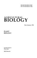 Agricultural Biology №3 2021