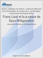 Franz Liszt et la p-cesse de Sayn-Wittgenstein