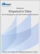 Klopstock's Oden