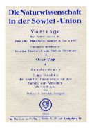 Einige Fortschritte der russischen Palontologie auf dem Gebiete der Wirbeltiere