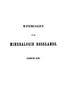 Materialien zur Mineralogie Russlands. - Bd. 7.