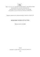 Производственная практика
