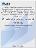 Constantinople ancienne et moderne