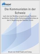 Die Kommunisten in der Schweiz