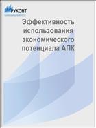 Эффективность использования экономического потенциала АПК