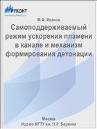 Самоподдерживаемый режим ускорения пламени в канале и механизм формирования детонации