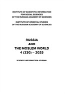 Russia and the Moslem World / Россия и мусульманский мир (на англ. языке)