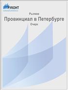 Провинциал в Петербурге