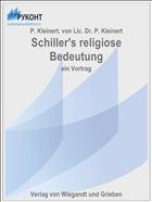 Schiller's religiose Bedeutung