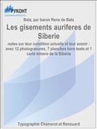 Les gisements auriferes de Siberie