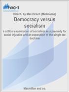 Democracy versus socialism