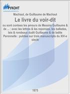 Le livre du voir-dit