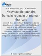 Nouveau dictionnaire francais-roumain et roumain-francais