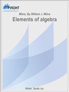 Elements of algebra