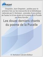 Les douze derniers chants du poeme de la Pucelle