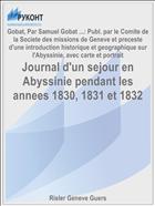 Journal d'un sejour en Abyssinie pendant les annees 1830, 1831 et 1832