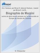 Biographie de Mazzini