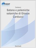 Satana e polemiche sataniche di Giosue Carducci