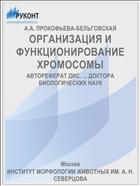 ОРГАНИЗАЦИЯ И ФУНКЦИОНИРОВАНИЕ ХРОМОСОМЫ