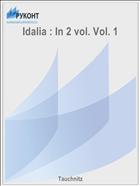 Idalia : In 2 vol. Vol. 1