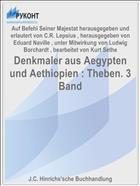 Denkmaler aus Aegypten und Aethiopien : Theben. 3 Band