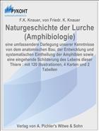 Naturgeschichte der Lurche (Amphibiologie)
