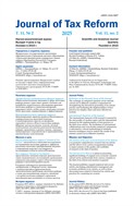 Journal of Tax Reform №2 2025