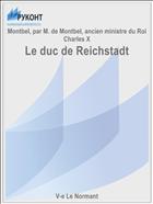 Le duc de Reichstadt