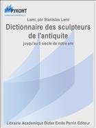 Dictionnaire des sculpteurs de l'antiquite