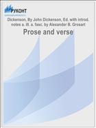 Prose and verse
