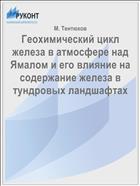 Геохимический цикл железа в атмосфере над Ямалом и его влияние на содержание железа в тундровых ландшафтах