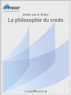 La philosophie du credo