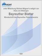 Bayreuther Blatter