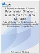 Ueber Marion Sims und seine Verdienste um die Chirurgie