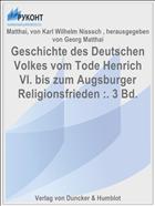 Geschichte des Deutschen Volkes vom Tode Henrich VI. bis zum Augsburger Religionsfrieden :. 3 Bd.