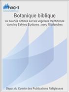 Botanique biblique