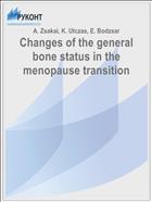 Changes of the general bone status in the menopause transition