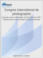 Congres international de photographie
