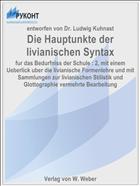 Die Hauptunkte der livianischen Syntax
