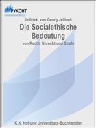 Die Socialethische Bedeutung