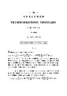 Specimen transformationis singularis serierum - (Example of the transformation of singular series) - (Пример преобразования сингулярного ряда) : Conventui exhib. die 3 Sept. 1778