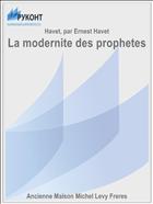La modernite des prophetes