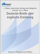 Deutsche Briefe uber englische Erziehung