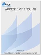 ACCENTS OF ENGLISH